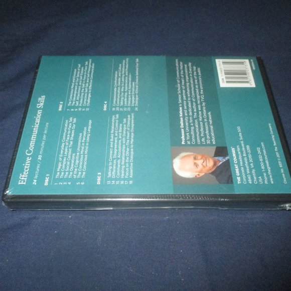 The Great Courses: Effective Communication Skills (unopened) - Picture 4 of 4